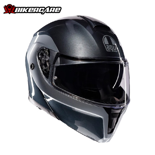 MŨ BẢO HIỂM LẬT HÀM AGV STREETMODULAR - LEVICO GREY/SILVER - 2024