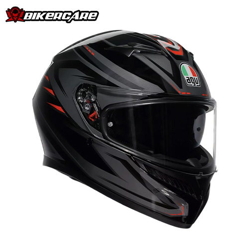 MŨ BẢO HIỂM FULLFACE AGV K3 - SYTH BLACK/RED - 2025