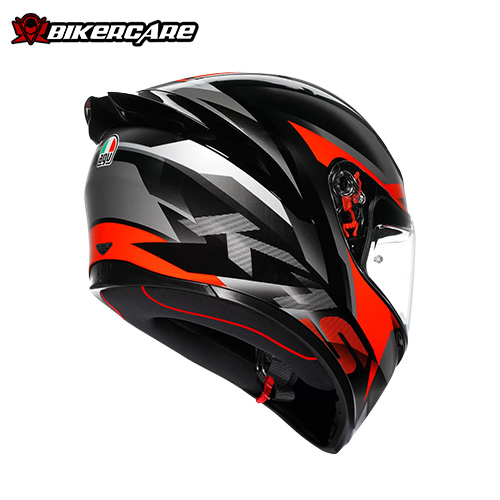 MŨ BẢO HIỂM FULLFACE AGV K1 S - FASTLAP BLACK/GREY/RED - 2025