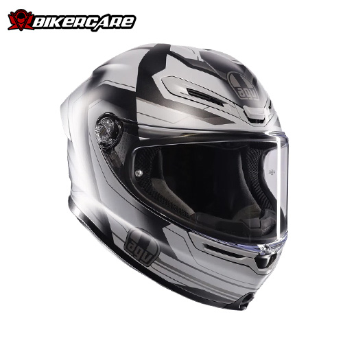 MŨ BẢO HIỂM FULLFACE AGV K6 S - ULTRASONIC MATT BLACK/GREY - 2024