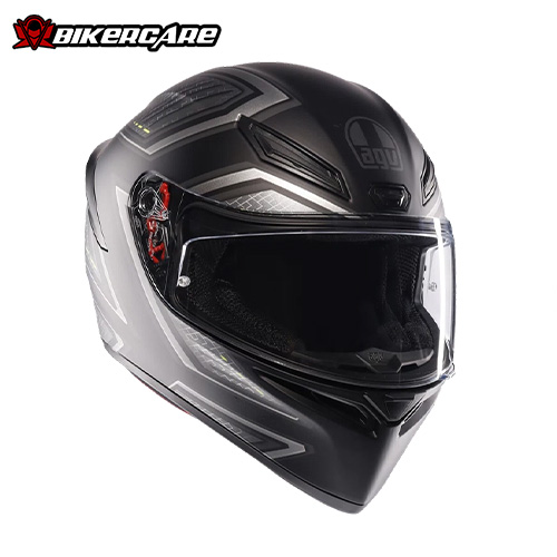 MŨ BẢO HIỂM FULLFACE AGV K1 S - SLING MATT BLACK/ GREY - 2024