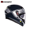 MŨ BẢO HIỂM FULLFACE AGV K3 - SHADE GREY/YELLOW FLUO - 2024