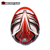 MŨ BẢO HIỂM FULLFACE AGV K6 S - REEVAL WHITE/RED/GREY - 2024