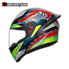 MŨ BẢO HIỂM FULLFACE AGV K1 S - DUNDEE MATT LIME/RED - 2024