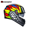MŨ BẢO HIỂM FULLFACE AGV K3 - BIRDY 2.0 GREY/YELLOW/RED - 2024
