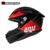 MŨ BẢO HIỂM FULLFACE AGV K6 S - FISION BLACK/RED - 2024