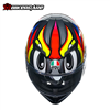MŨ BẢO HIỂM FULLFACE AGV K3 - BIRDY 2.0 GREY/YELLOW/RED - 2024