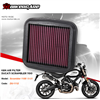 LỌC GIÓ CHO DUCATI SCRAMBLER 1100/PANIGALE 899 / 959 / 1299/MULTISTRADA 1200 / 1260 K&N DU-1112