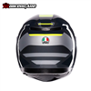 MŨ BẢO HIỂM FULLFACE AGV K3 - SHADE GREY/YELLOW FLUO - 2024