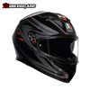 MŨ BẢO HIỂM FULLFACE AGV K3 - SYTH BLACK/RED - 2025
