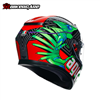 MŨ BẢO HIỂM FULLFACE AGV K3 - KAMALEON BLACK/RED/GREEN - 2024