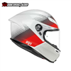 MŨ BẢO HIỂM FULLFACE AGV K6 S - FISION PEARL WHITE/RED/GREY - 2024