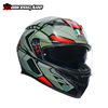 MŨ BẢO HIỂM FULLFACE AGV K3 - DECEPT MATT BLACK/GREEN/RED - 2024