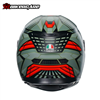 MŨ BẢO HIỂM FULLFACE AGV K3 - DECEPT MATT BLACK/GREEN/RED - 2024