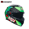 MŨ BẢO HIỂM FULLFACE AGV K3 - KAMALEON BLACK/RED/GREEN - 2024