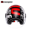 MŨ BẢO HIỂM 3/4 AGV ETERES - HISTORY MATT BLACK/WHITE/RED - 2024