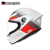 MŨ BẢO HIỂM FULLFACE AGV K6 S - FISION PEARL WHITE/RED/GREY - 2024