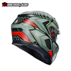 MŨ BẢO HIỂM FULLFACE AGV K3 - DECEPT MATT BLACK/GREEN/RED - 2024