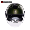 MŨ BẢO HIỂM 3/4 AGV ETERES - ANDORA MATT GREEN BLACK - 2024