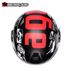 MŨ BẢO HIỂM 3/4 AGV ETERES - HISTORY MATT BLACK/WHITE/RED - 2024