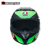 MŨ BẢO HIỂM FULLFACE AGV K3 - KAMALEON BLACK/RED/GREEN - 2024