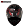 MŨ BẢO HIỂM FULLFACE AGV K1 S - GLADIATOR MATT BLACK/GOLD/RED - 2025