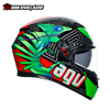 MŨ BẢO HIỂM FULLFACE AGV K3 - KAMALEON BLACK/RED/GREEN - 2024