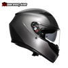 MŨ BẢO HIỂM FULLFACE AGV K3 - MONO MATT LUNA GREY - 2025