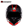 MŨ BẢO HIỂM FULLFACE AGV K3 - STRIGA BLACK/GREY/RED - 2024