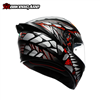 MŨ BẢO HIỂM FULLFACE AGV K1 S - LYZARD MATT BLACK/GREY/RED - 2025
