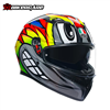 MŨ BẢO HIỂM FULLFACE AGV K3 - BIRDY 2.0 GREY/YELLOW/RED - 2024
