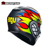 MŨ BẢO HIỂM FULLFACE AGV K3 - BIRDY 2.0 GREY/YELLOW/RED - 2024