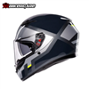 MŨ BẢO HIỂM FULLFACE AGV K3 - SHADE GREY/YELLOW FLUO - 2024