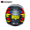 MŨ BẢO HIỂM FULLFACE AGV K3 - BIRDY 2.0 GREY/YELLOW/RED - 2024