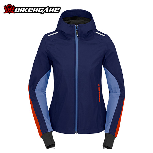 ÁO GIÁP NỮ SPIDI HOODIE ARMOR LIGHT - NAVY RED