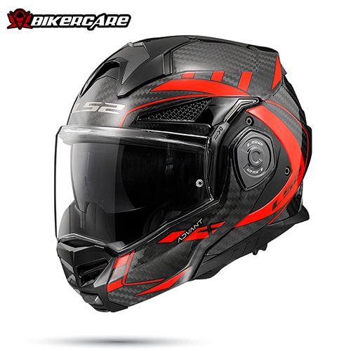 MŨ BẢO HIỂM LẬT HÀM LS2 FF901 CARBON TEM