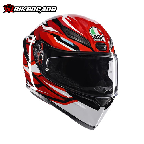 MŨ BẢO HIỂM FULLFACE AGV K1 S - LION BLACK/RED/WHITE - 2024