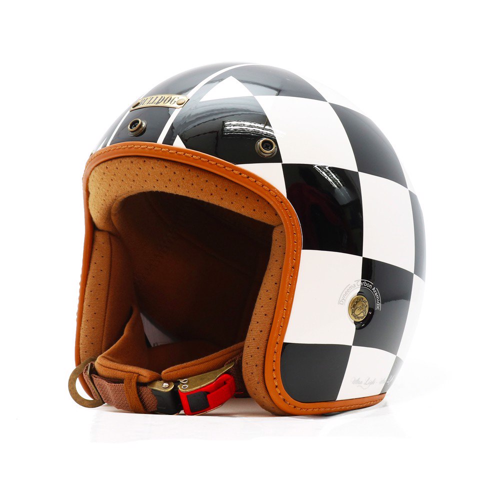 MŨ BẢO HIỂM 3/4 BULLDOG HELI FIBERGLASS