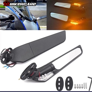 GƯƠNG CÁNH GIÓ MOTOR GP CNC CÓ XI NHAN K2 (BẢN LỚN)